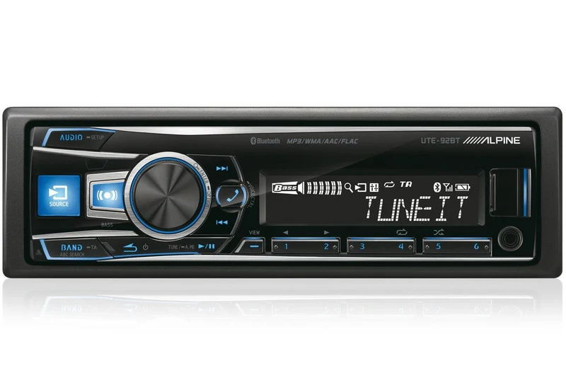 Alpine UTE-92BT Autoradio Digital Media Receiver con Bluetooth senza meccanica CD