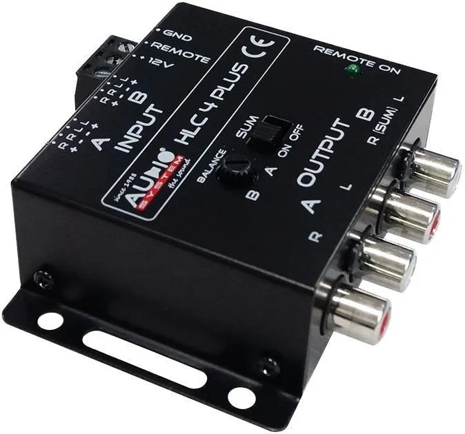 AUDIO SYSTEM HLC4 EVO Convertitore RCA HIGH/LOW LEVEL alta qualità
