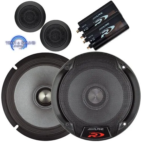 Alpine SPR-60C Kit Altoparlanti 2 vie 6-1/2" (16.5 cm) 330W COPPIA