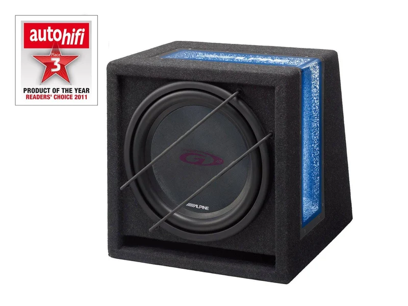 Alpine SBG-844BR Subwoofer Bass Reflex in cassa da 20 cm (8'') 400W