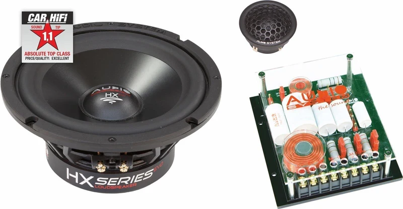 AUDIO SYSTEM HX 165 DUST EVO 2 kit altoparlanti HIGH END 2 vie 2x 140W RMS (coppia)