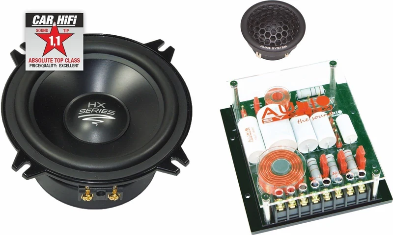 AUDIO SYSTEM HX 130 DUST EVO 2 kit altoparlanti 2 vie HING END 150W RMS MADE IN GERMANY