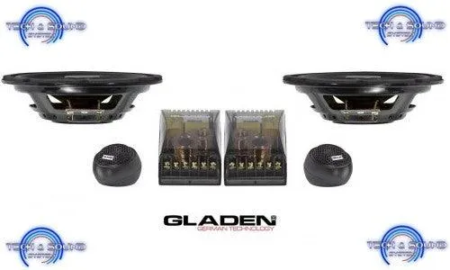 GLADEN RS 130 SLIM altoparlanti 2 vie SLIM con Midrange 130 mm, 2x 120/80, 3 Ohm