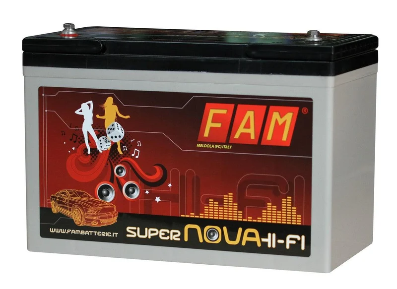 Batteria FAM 100 SuperNova HI-FI 100Ah professionale