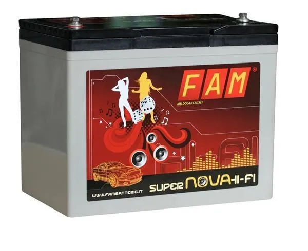 Batteria FAM 80 SuperNova ALTA 80Ah Hi-Fi AGM