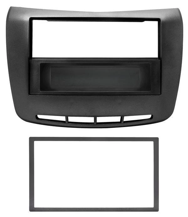Phonocar 03196 Mascherina 2 DIN per Lancia Delta 08- nero lucido