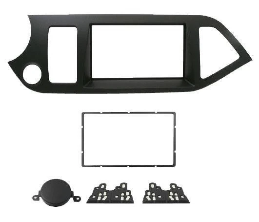 Phonocar 03213 Mascherina 2 DIN per Picanto 11- colore grigio antracite