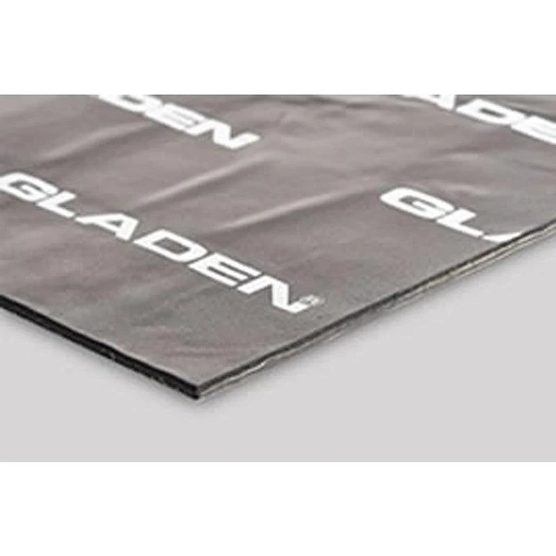 GLADEN Aero-Multi Guaina insonorizzante in Alluminio / Butile / Poliuretano espanso (2 fogli)