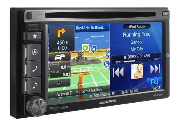Alpine INE-W920R Autoradio 2 DIN GPS con mappe integrate, Bluetooth, USB