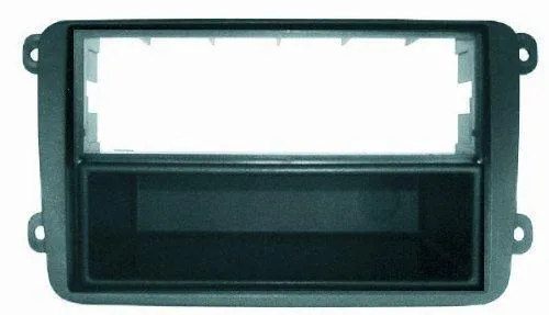 Phonocar 03294 Mascherina 1-2 DIN per VW - Skoda - Seat colore nero