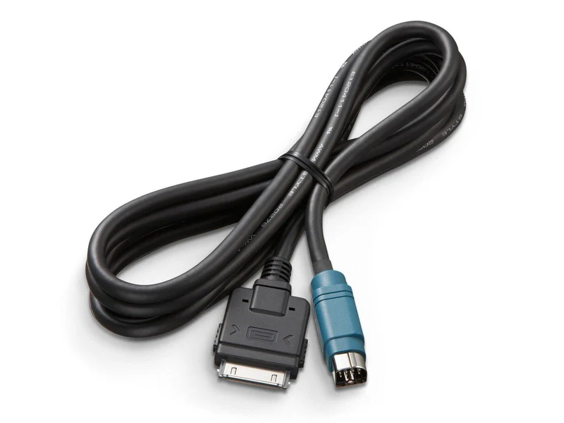 Alpine KCE-433iV Cavo connessione da 2 mt Audio/Video per i-Pod/iPhone Full Speed