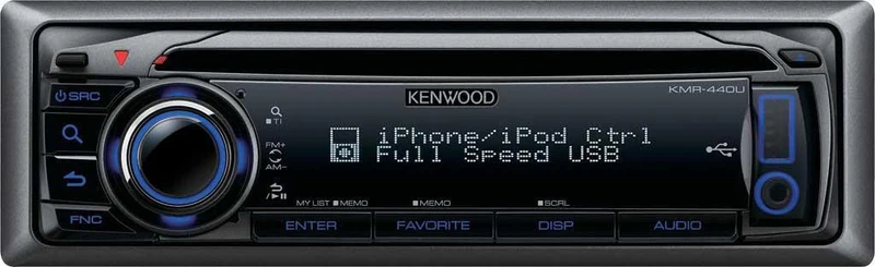 Kenwood KMR-M440U Autoradio MARINO 1 DIN Sintolettore controllo iPod