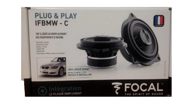 Focal IFBMW-C Altoparlanti Coassiali a 2 vie da 100 mm (4'') 80W per BMW COPPIA