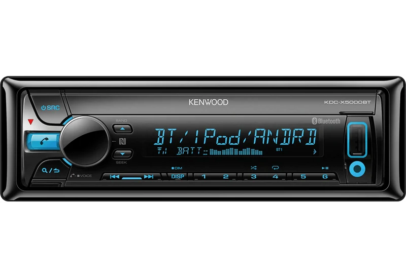 Kenwood KDC-X5000BT autoradio CD con Bluetooth integrato