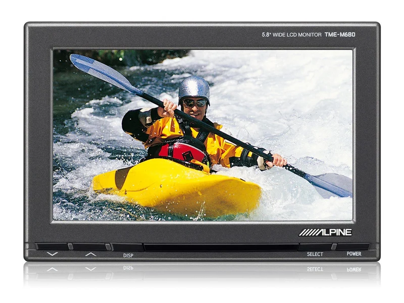 Alpine TME-M680EM Monitor a colori 5,8" + Kit installazione 2 Aux input + 1 Aux input/output