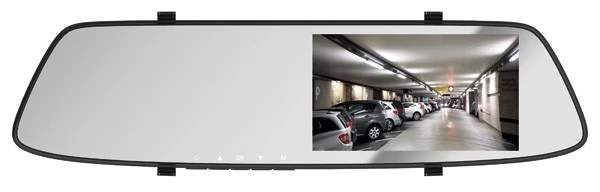 Phonocar VM498 Specchietto retrovisore 5" Dual Cam con DVR e retrocamera inclusa