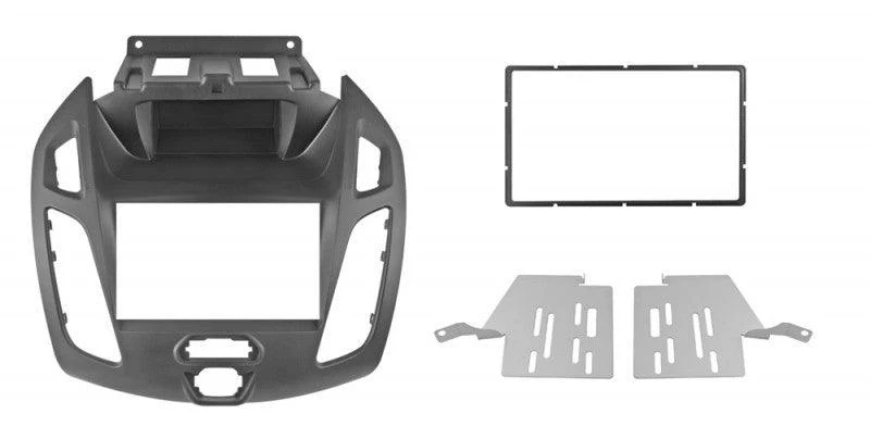 Phonocar 03738 Mascherina 2 Din per Ford Transit Connect 12- senza navigatore colore nero