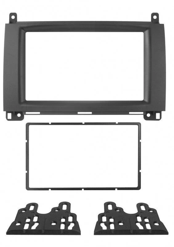 Phonocar 03739 Mascherina 2 Din per Mercedes A (W169) 12- B 11- colore nero
