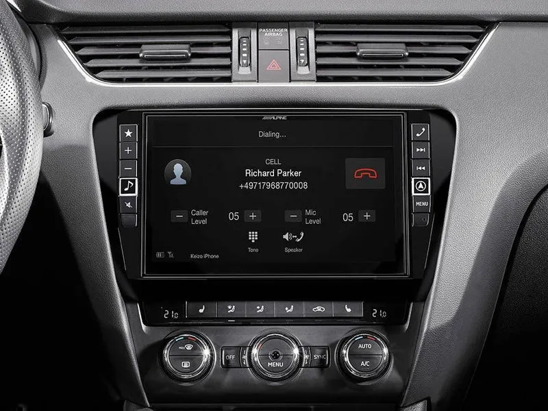Alpine X901D-OC3 Media Station 9'' per Skoda Octavia 3 2012- con Navi, Bluetooth, Android Auto e App CarPlay