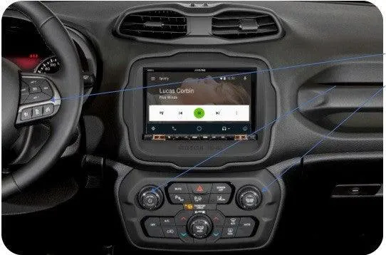 Alpine X802D-RN autoradio 2 DIN specifico per JEEP Renegade