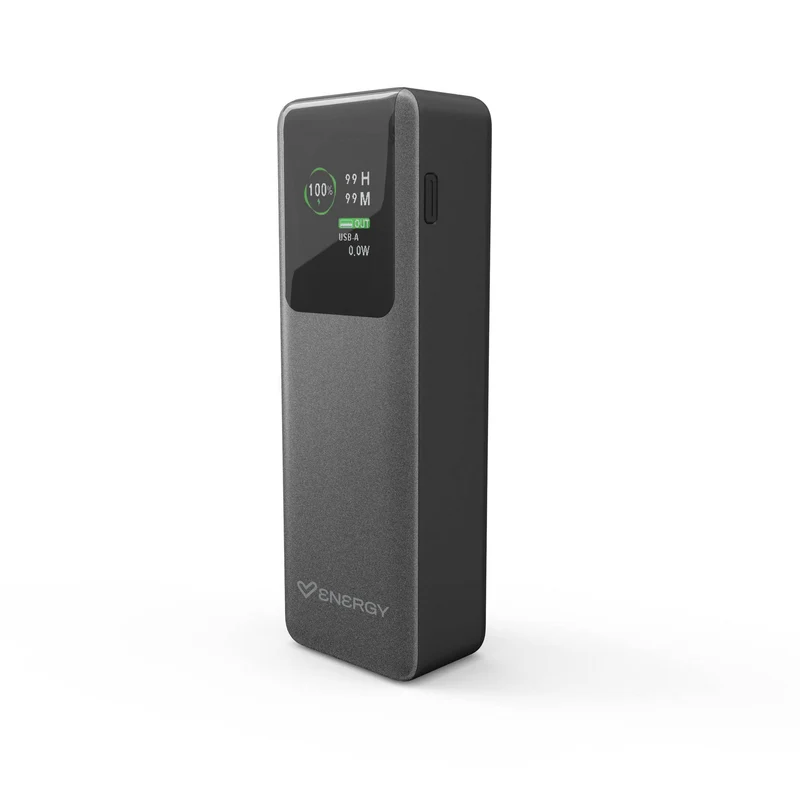 Display Powerbank Pro 20000 mAh - Bateria Portatil