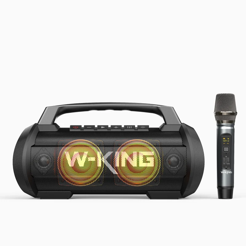 W-KING D10 Karaoke Bluetooth Speaker with Wireless Microphone