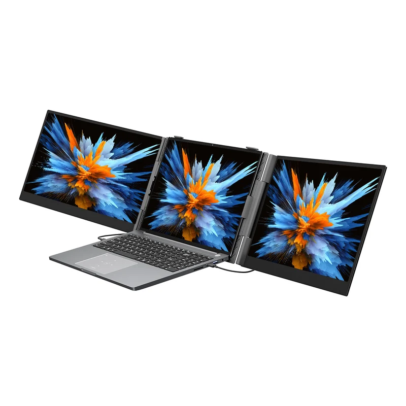 Blackview DCM6 – Doppio Monitor Portatile 14" Full HD | Estensione Schermo con Altoparlanti Integrati