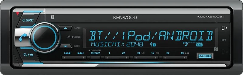 Kenwood KDC-X5100BT Sintolettore CD/USB e Bluetooth