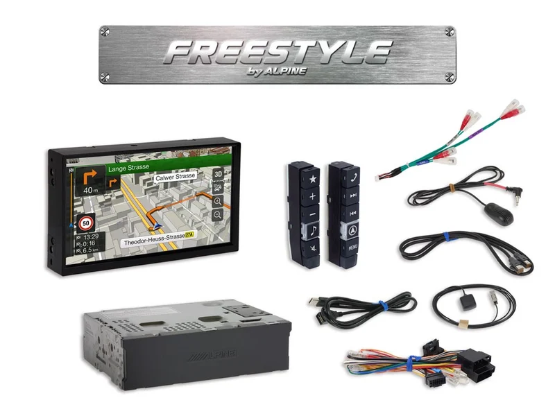 Alpine X701D-F Advance Station installazione Libera Unità Centrale + Monitor Touch 7" Navi-BT HDMI iPhone iPod 4x50W