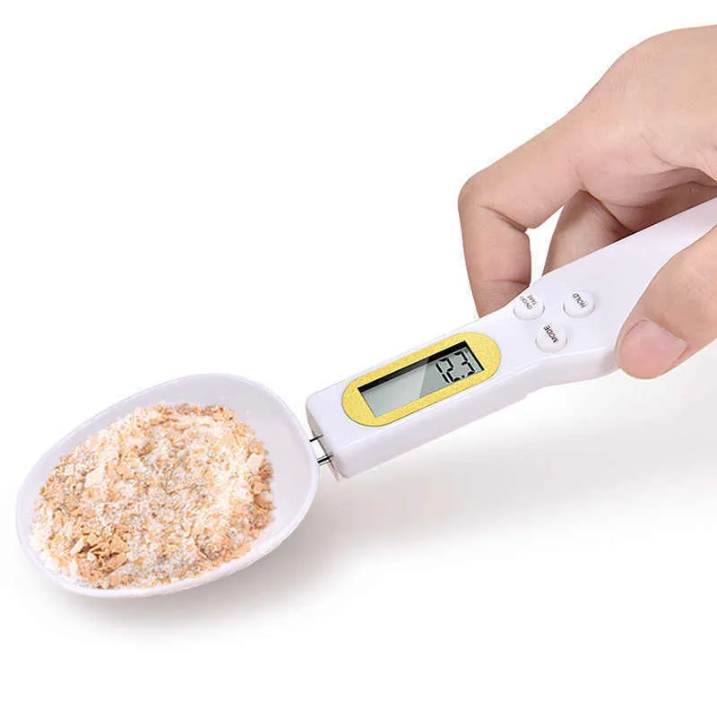 Bilancia da Cucina Digitale Portatile con display LCD, Cucchiaio da 500 g/0,1 g Precisione