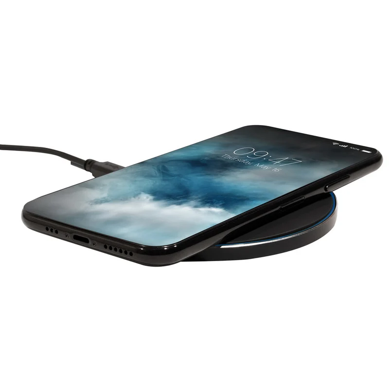 Mobiparts Wireless Quick Charger 10W Flat Zwart