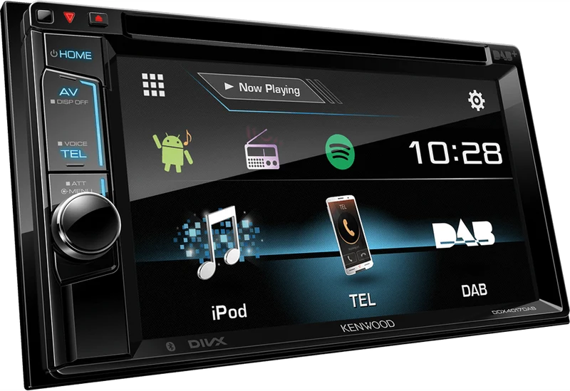 Kenwood DDX4017DAB Autoradio 2 DIN 6.2” WVGA DVD Receiver con DAB e Bluetooth