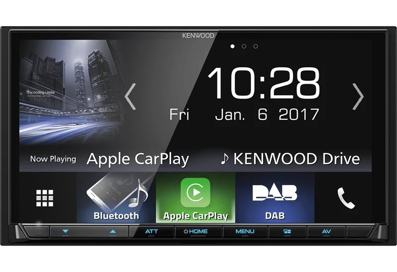 Kenwood DMX7017DABS autoradio 2 din 7 pollici Bluetooth, radio DAB