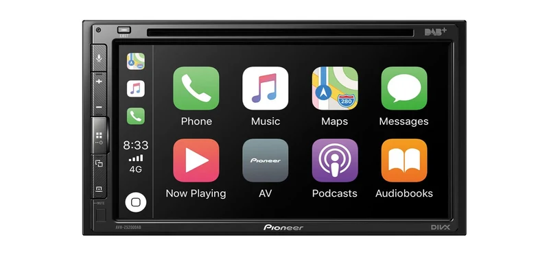 Pioneer AVH-Z5200DAB autoradio 2 DIN con DAB+, lettore DVD, Apple CarPlay e Android Auto