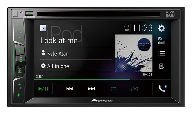 Pioneer AVH-A3200DAB autoradio 2 DIN, 6,2 pollici, DAB/DAB+, WebLink, Bluetooth