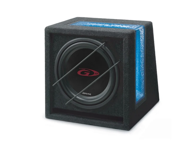 Alpine SBG-1044BR Subwoofer Bass Reflex in cassa da 25 cm (10") 500W
