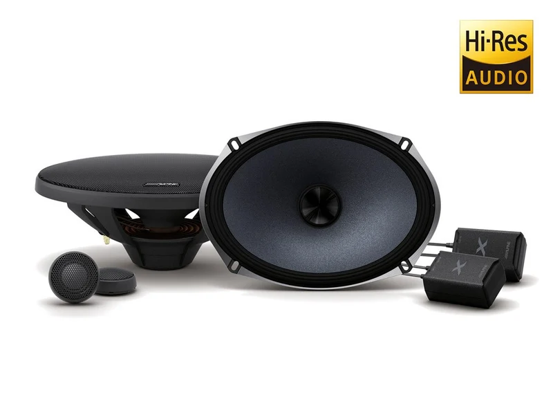Alpine X-S69C Altoparlanti 6x9" 2 vie separate 16cmx24cm 360W