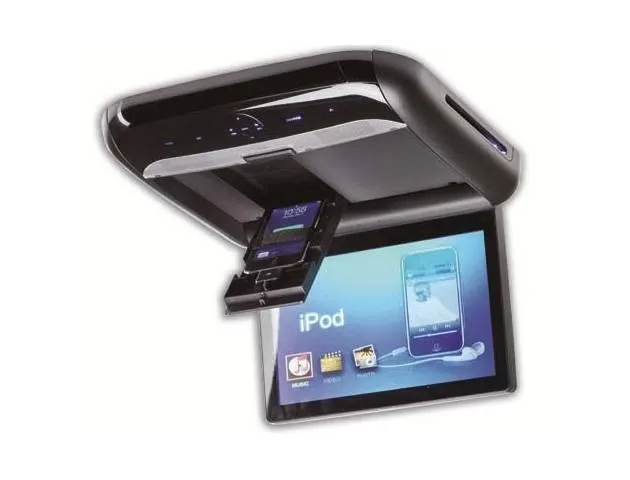 Macrom M-DVD1023RV Monitor da tetto da 10,2” con lettore multimediale, iPod e iPhone