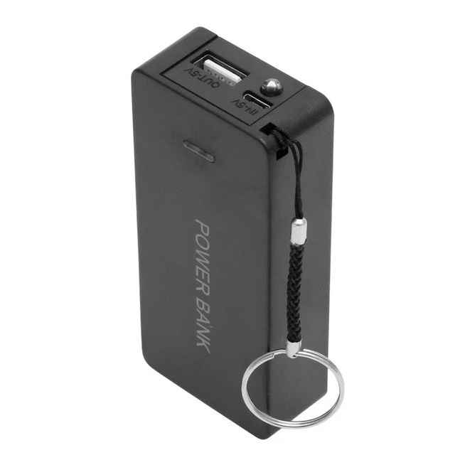 5V 1A 2 x 18650 Battery Power Bank Case With LED DIY Box Charger For Cell Phone