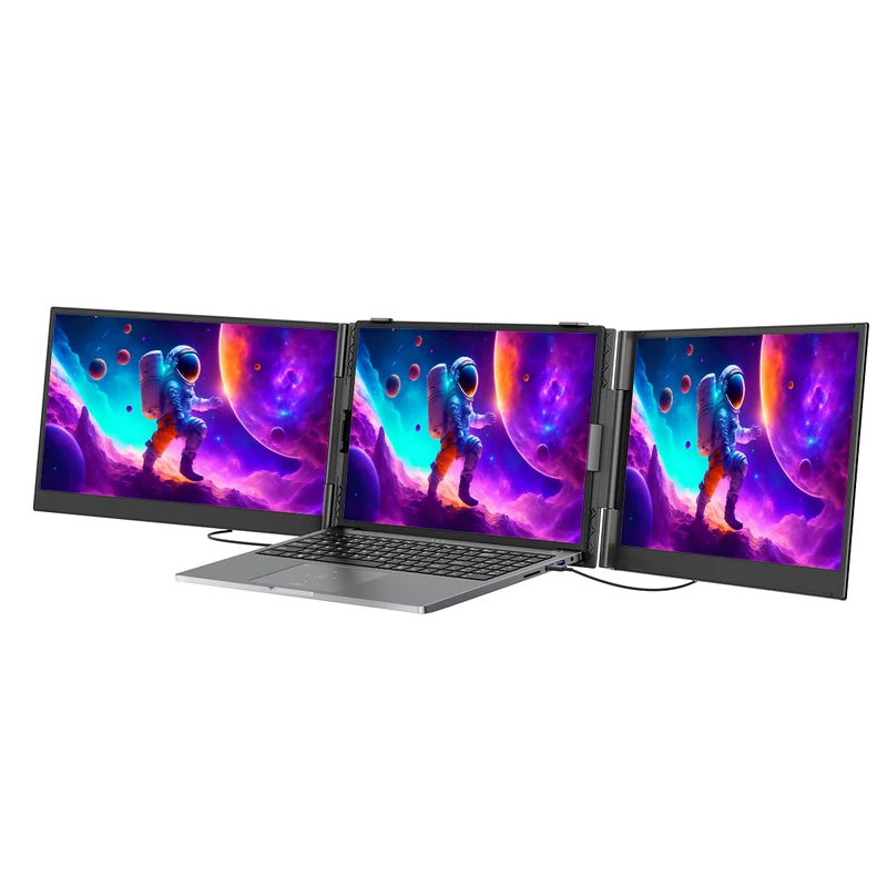 Blackview DCM8 – Doppio Monitor Portatile 15,3" | Estensione Schermo con Altoparlanti Integrati