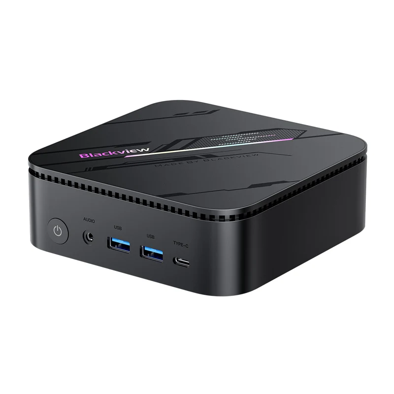Blackview MP100 Pro – Mini PC Intel/AMD | 16 GB RAM, 512 GB SSD, Wi-Fi 6, Windows 11 Pro