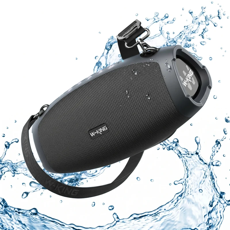 W-KING X10 70W RMS Portable Outdoor Bluetooth Speaker with Powerful Bass (120W Peak)