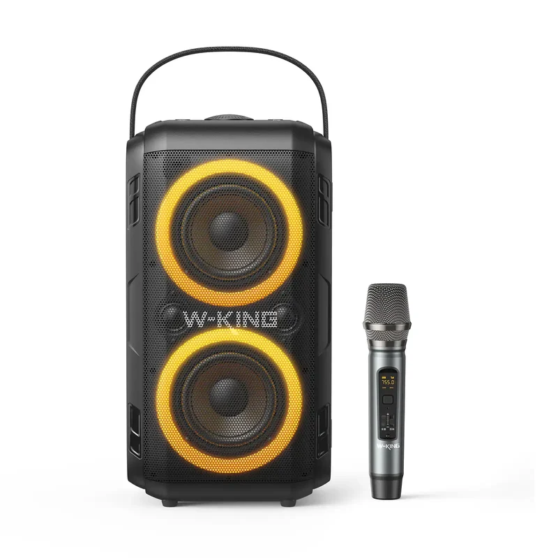 W-KING T9 Karaoke Bluetooth Party Speaker with Wireless Mic