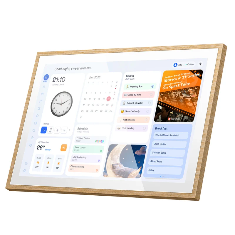 Blackview NEST 10 – Schermo Connesso 10,1" Full HD | Cornice Foto, Agenda Familiare, Wi-Fi 6