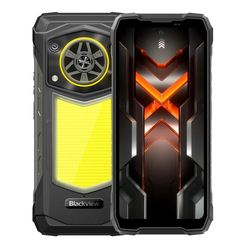 Blackview ROCK 5 – Smartphone Robusto 4G IP68/IP69K | 20 000 mAh, Cassa Hi-Fi & Lampada da Camping